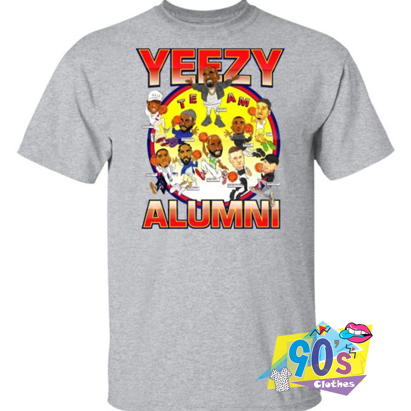 Tage en risiko Konkurrere fleksibel Vintage Yeezy Alumni T Shirt On Sale - 90sclothes.com