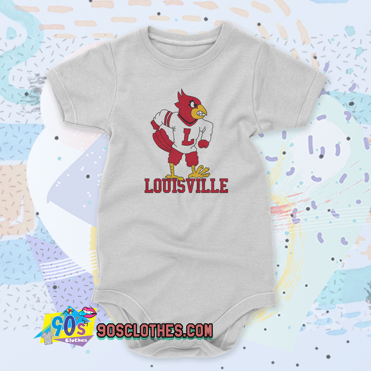 louisville cardinals Vintage Baby Onesie, Baby Clothes