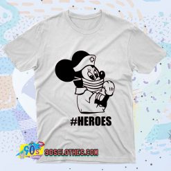 Minnie Mouse My Heroes From Covid 19 Fashionable T shirt