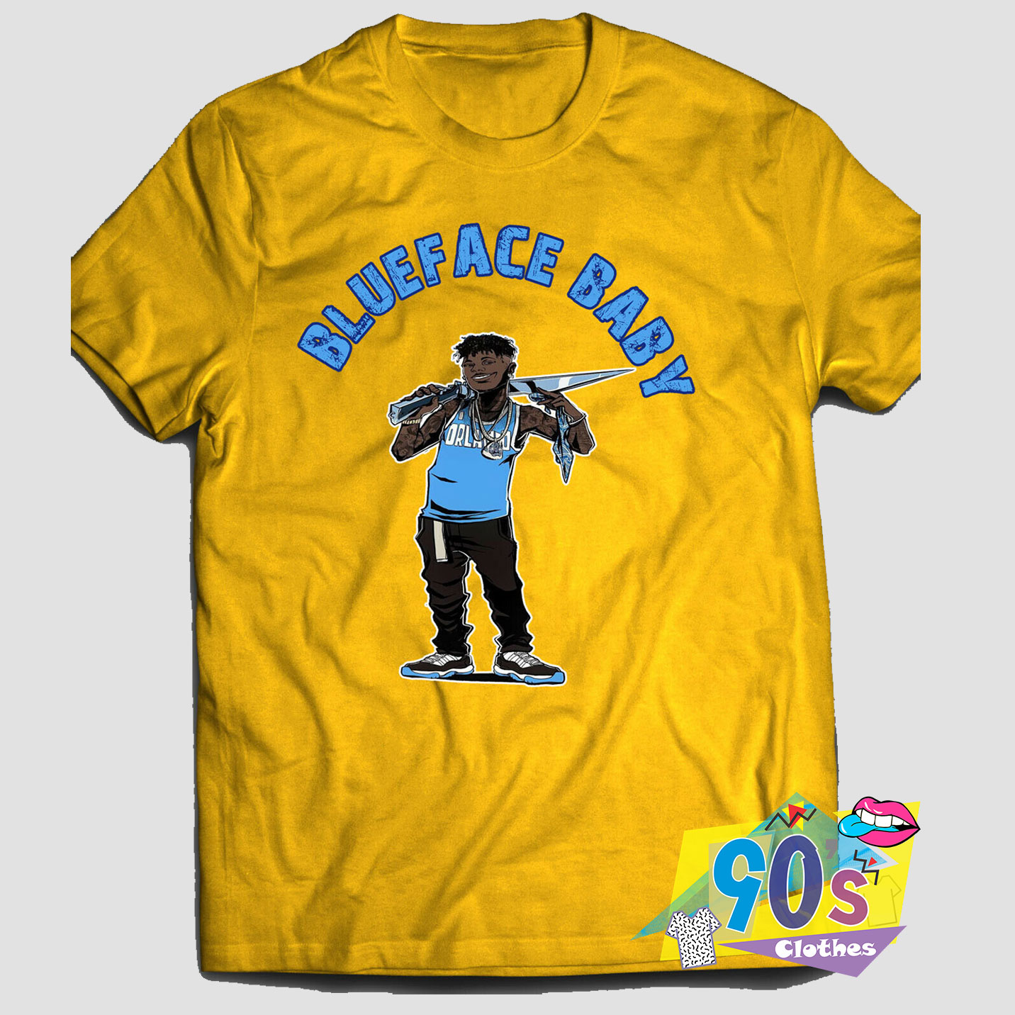 Blueface Baby Cartoon Rapper T Shirt On Sale - 90sclothes.com