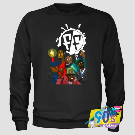 Freestyle Fellowship Hip Hop Cartoons Sweatshirt
