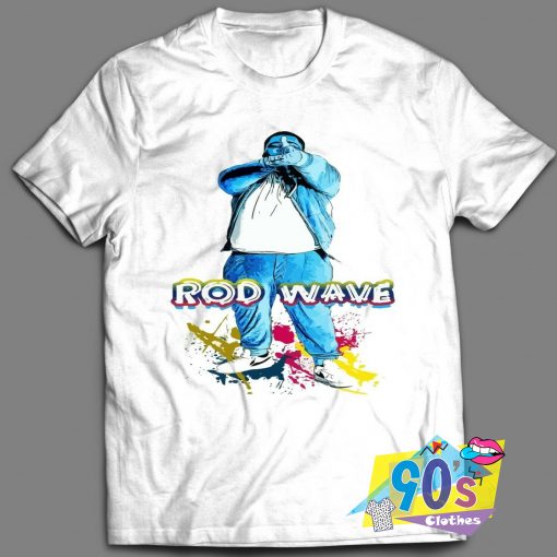 Rapper Rod Wave Splash Art T Shirt
