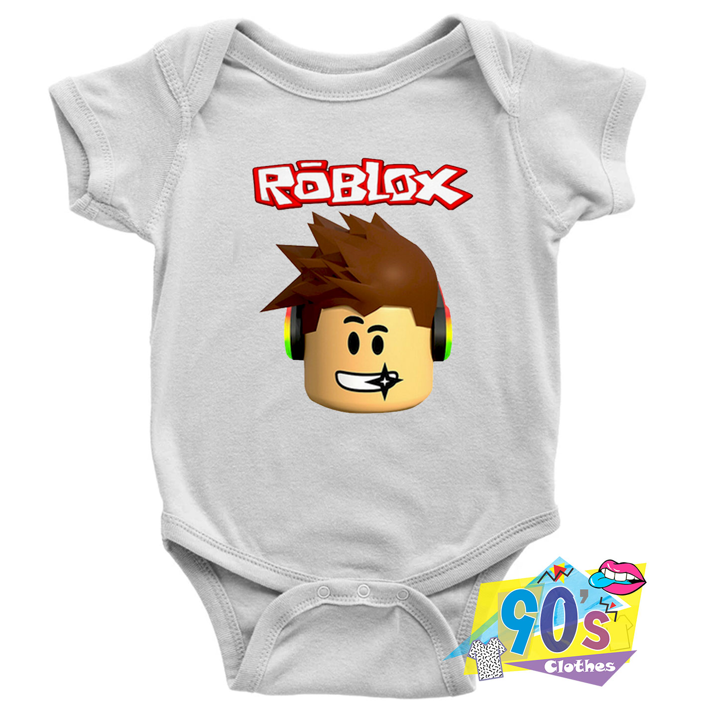 Roblox Characters Cartoon Baby Onesie Baby Clothes 90sclothes Com - t 90 roblox