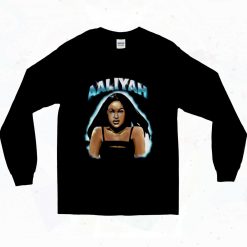 Aaliyah Queen Girl Rapper 90s Long Sleeve Style