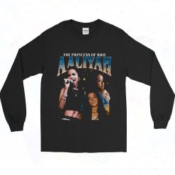 Aaliyah Queen Rnb Rap 90s Long Sleeve Style
