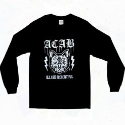 Acab All Cats Are Beautiful 90s Long Sleeve Style