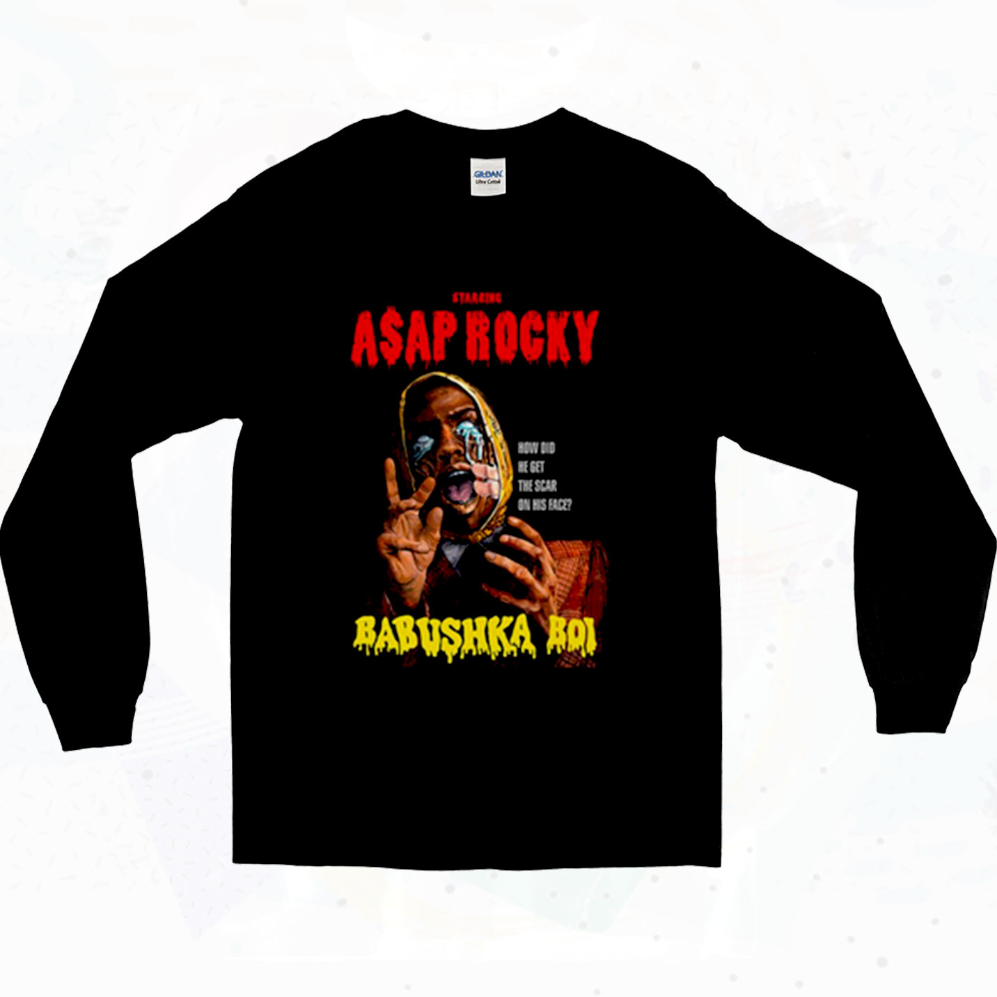 Asap Rocky Babushka Boi 90s Long Sleeve Style 90sclothes Com