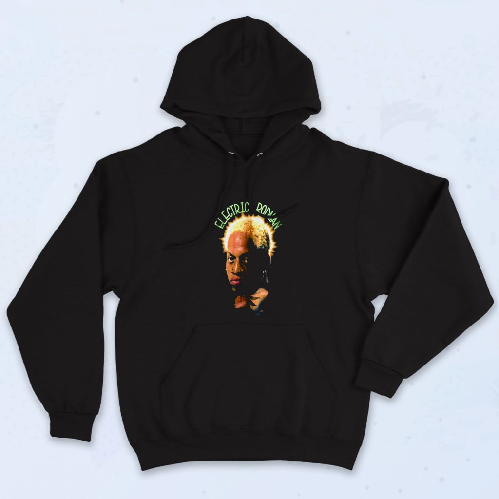 Electric Dennis Rodman Basketball Hoodie Style - 90sclothes.com