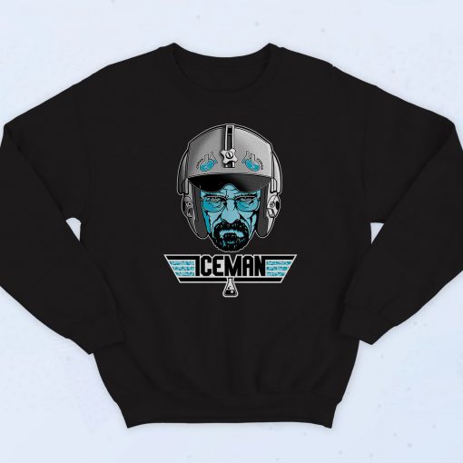 Iceman Walter White Pilots Fashionable Sweatshirt