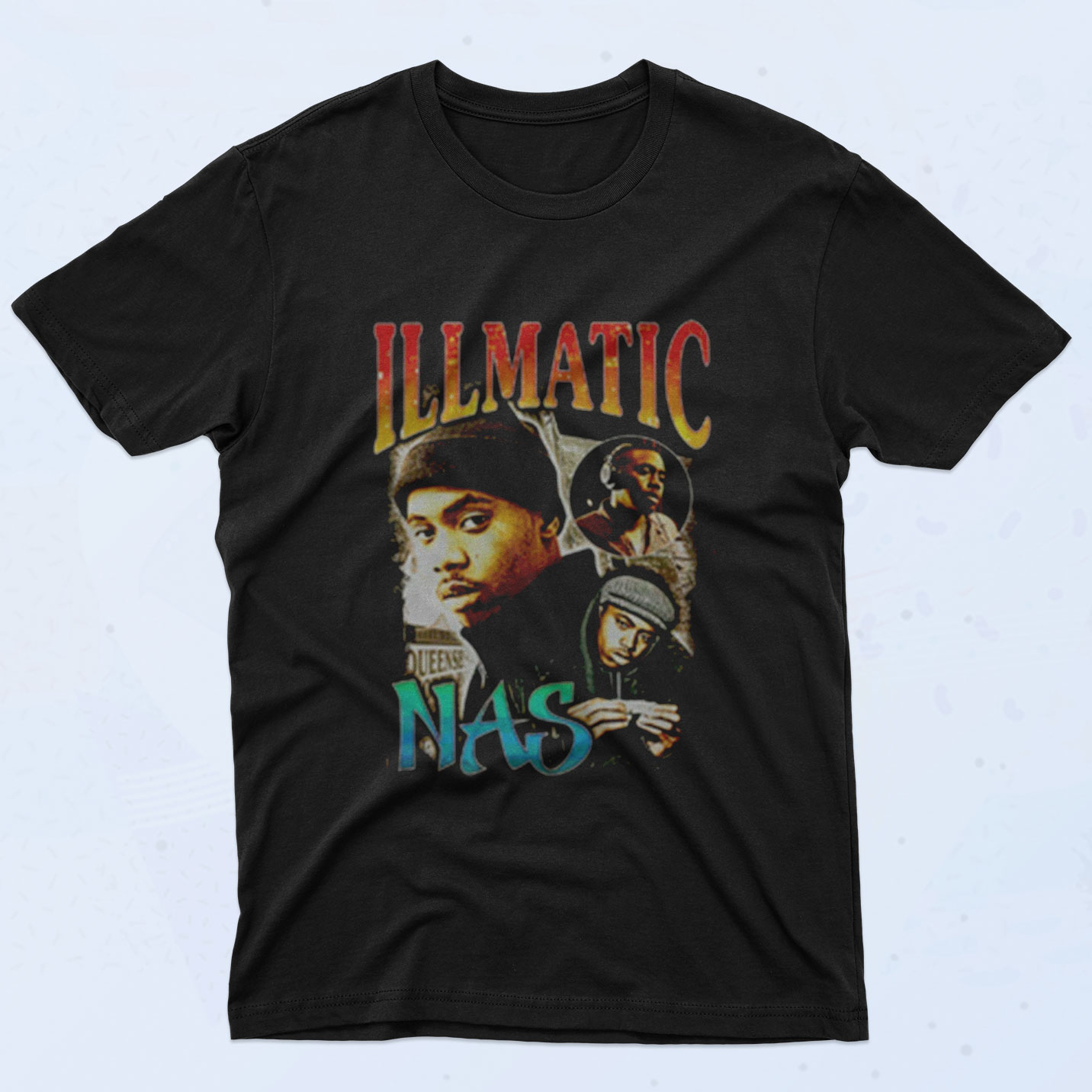 Illmatic Nas Whose World 90s T Shirt Style - 90sclothes.com