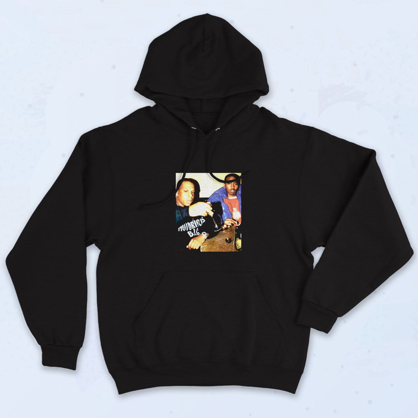 Jay Z & Nas Black Rapper Hoodie Style - 90sclothes.com