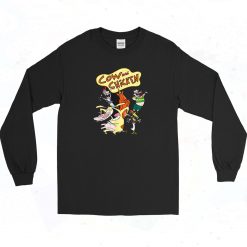 Cow And Chicken Funny Animation Long Sleeve Style
