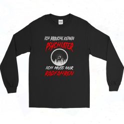 Cycling Psychiater Artwork Long Sleeve Style