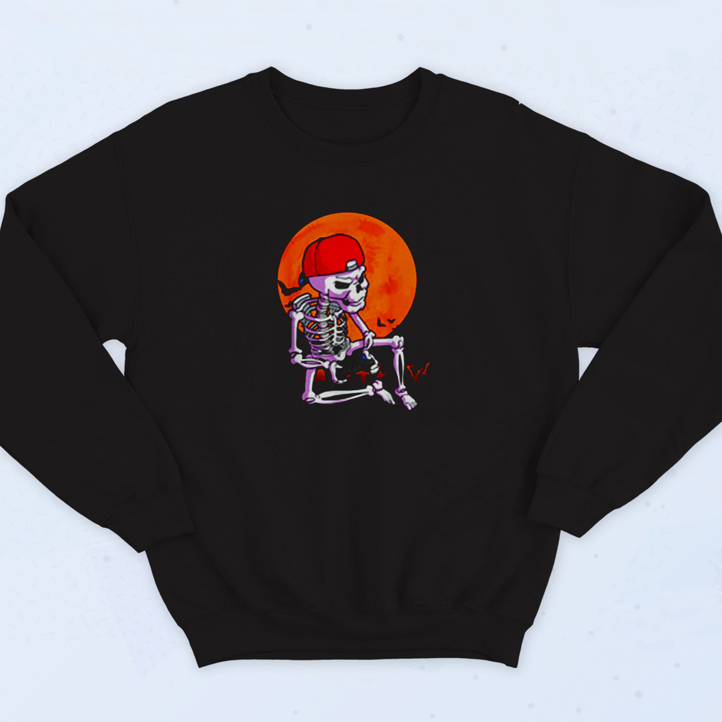 Halloween Boys Gamer Skeleton 90s Sweatshirt Fashion - 90sclothes.com