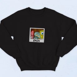Nickelodeon Spongebob Squarepants Bros 90s Sweatshirt Fashion