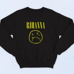 Nirvana Parody Rihanna 90s Sweatshirt Fashion