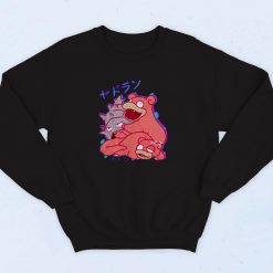 Pokemon Slowpoke And Slowbro 90s Sweatshirt Fashion