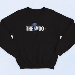 Pop Smoke X Vlone The Woo Logo 90s Sweatshirt Fashion