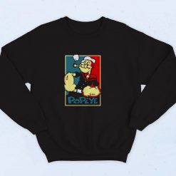 Popeye 90s Sweatshirt Fashion