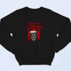 Santa Skull Freaky Horror 90s Sweatshirt Fashion