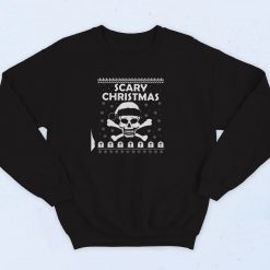 Scary Christmas Holiday 90s Sweatshirt Fashion