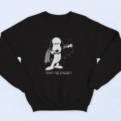 Vampire Snoopy Scary Halloween Night 90s Sweatshirt Fashion