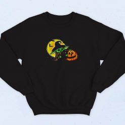 Vintage Baby Yoda Halloween 90s Sweatshirt Fashion
