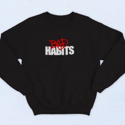 Vlone X Nav Bad Habits Drip Vintage 90s Sweatshirt Fashion