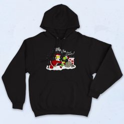 Bart and Homer Why You Little Merry Christmas Hoodie