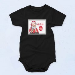 Coke Time Christmas Poster Baby Onesie