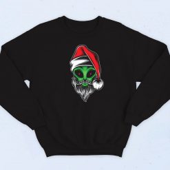 Santa Claus Alien Face Sweatshirt