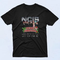 Santa Claus NCIS Merry Christmas Signature T Shirt
