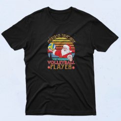 Santa Favorite Volleyball Player Vintage T Shirt