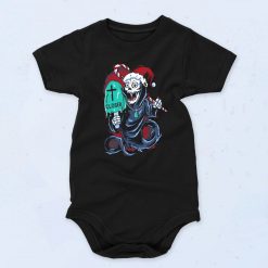 The Death Time Is Closed Skeleton Christmas Baby Onesie