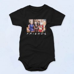 The Golden Friends Christmas Together Baby Onesie