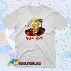 The Simpsons Spring Break Bart Graphic T Shirt