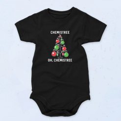 Chemistree Christmas Funny Science Baby Onesie
