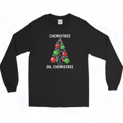 Chemistree Christmas Science Lovers Long Sleeve T Shirt