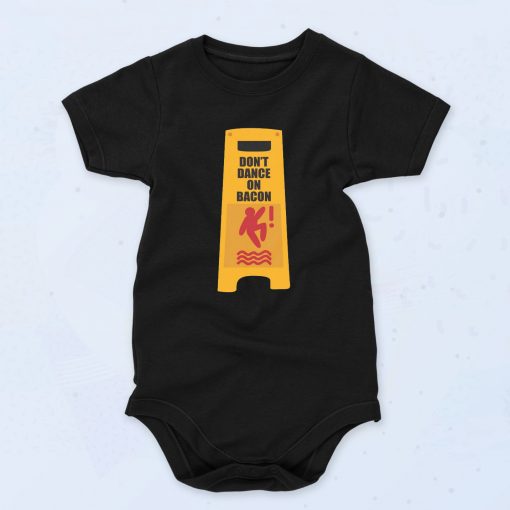 Don't Dance on Bacon Fashionable Baby Onesie