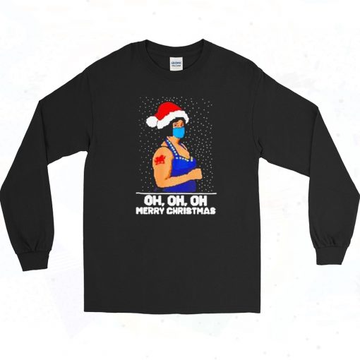 Oh Oh Oh Merry Christmas Vintage 90s Long Sleeve Style