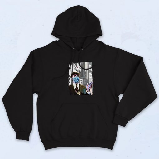 Obey The Rules Face Mask Hoodie