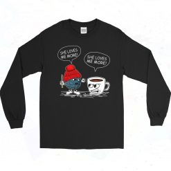 Crochet And Coffee Vintage 90s Long Sleeve Shirt
