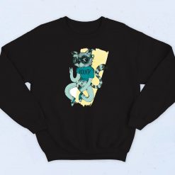 Hipster Cat Metal Sweatshirt