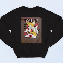 Sonic Miles Tails Prower Charcoal Vintage Sweatshirt