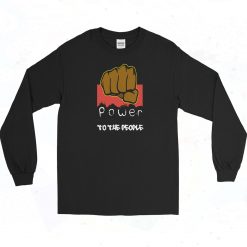 The Power of the People Vintage 90s Long Sleeve Shirt