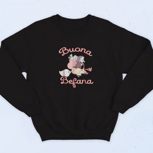 Vintage Buona Befana Italian Christmas Vintage Sweatshirt