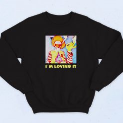 Weed Smoking Clown Vintage Sweatshirt