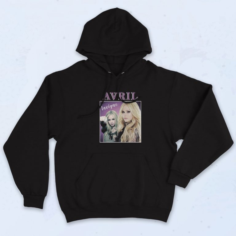 Avril Lavigne Homage Singer Hoodie - 90sclothes.com