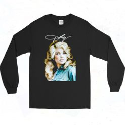 Dolly Parton Signature Tease It To Jesus Authentic Longe Sleeve Shirt