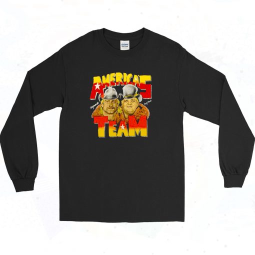 Dusty Rhodes Magnum Ta Americas Team Authentic Longe Sleeve Shirt